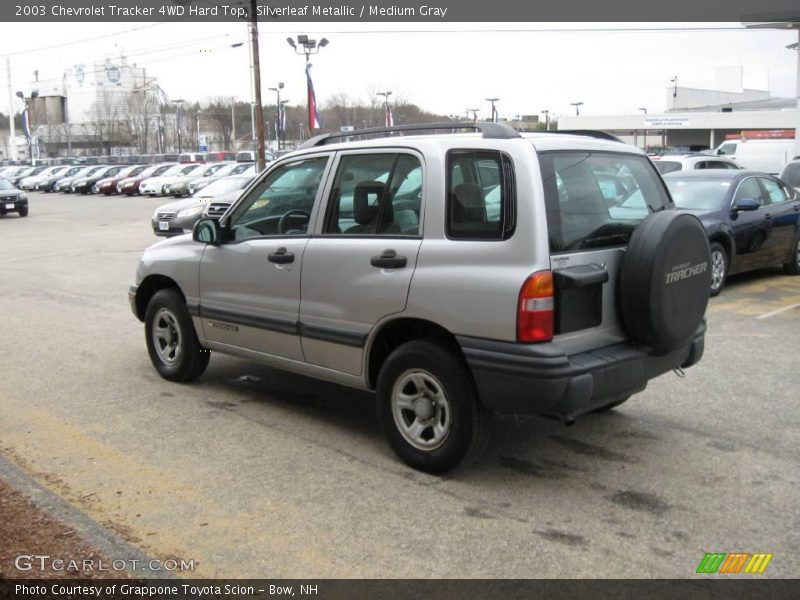 Silverleaf Metallic / Medium Gray 2003 Chevrolet Tracker 4WD Hard Top