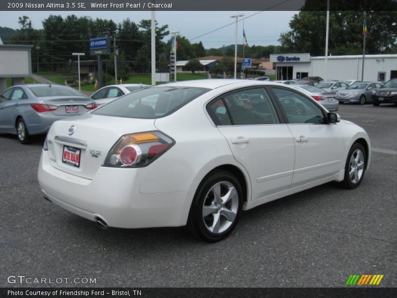 Winter Frost Pearl / Charcoal 2009 Nissan Altima 3.5 SE
