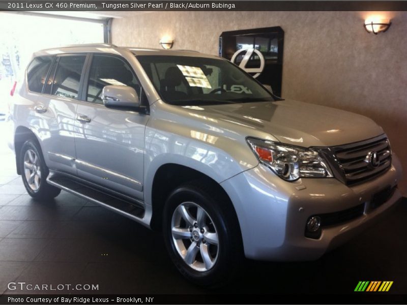 Tungsten Silver Pearl / Black/Auburn Bubinga 2011 Lexus GX 460 Premium