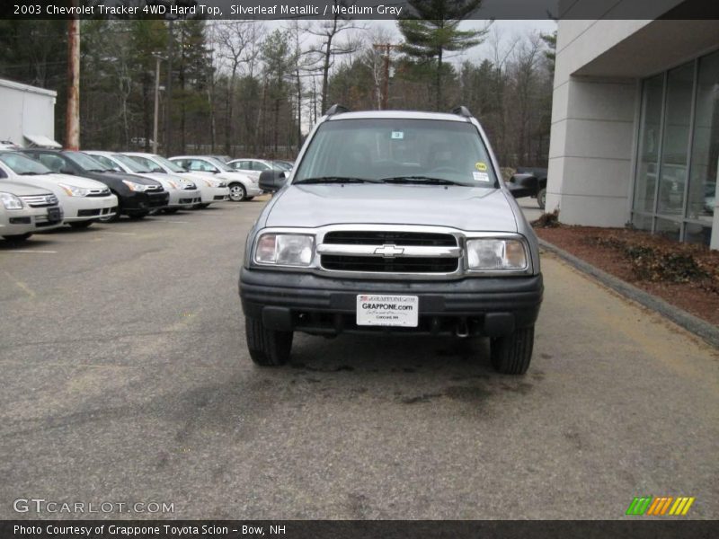 Silverleaf Metallic / Medium Gray 2003 Chevrolet Tracker 4WD Hard Top