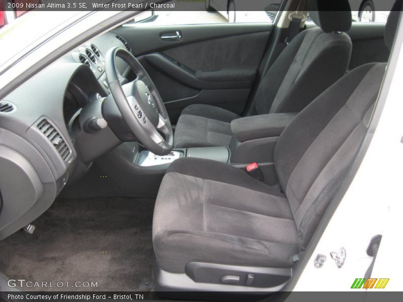 Winter Frost Pearl / Charcoal 2009 Nissan Altima 3.5 SE