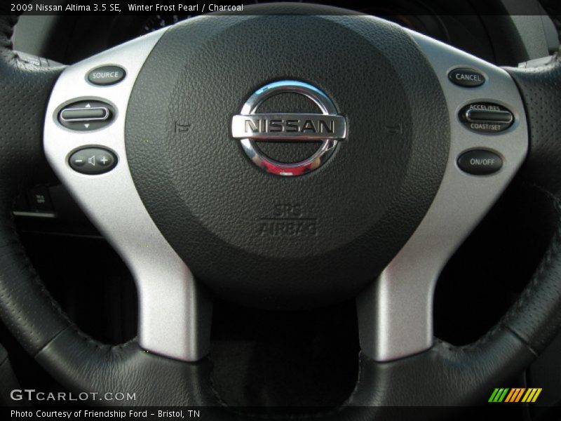 Winter Frost Pearl / Charcoal 2009 Nissan Altima 3.5 SE