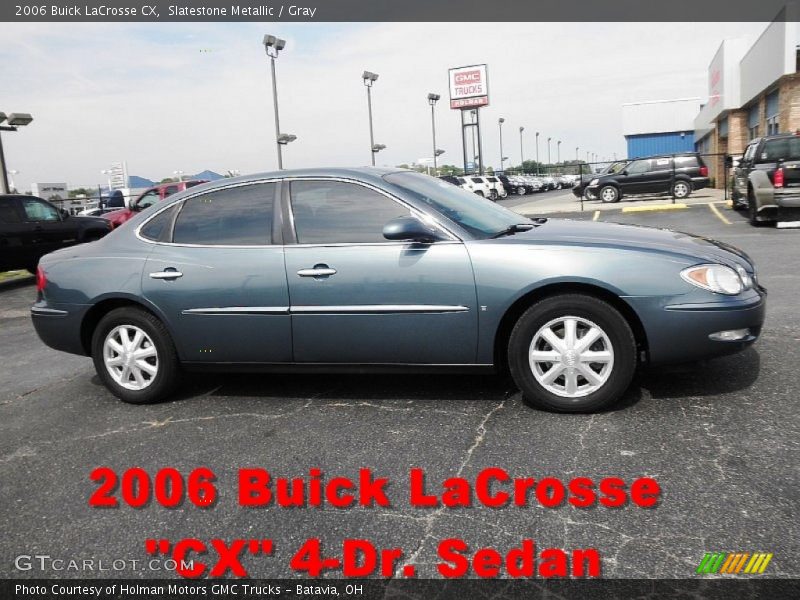 Slatestone Metallic / Gray 2006 Buick LaCrosse CX