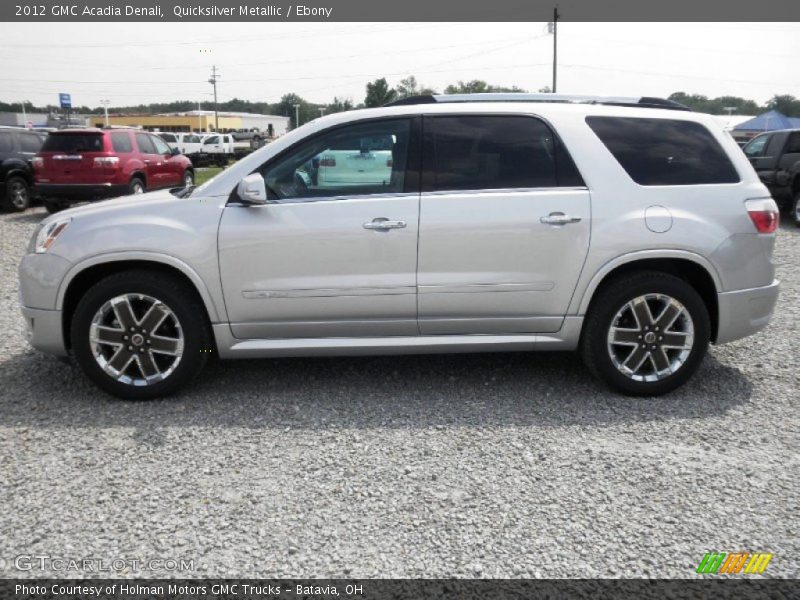 Quicksilver Metallic / Ebony 2012 GMC Acadia Denali