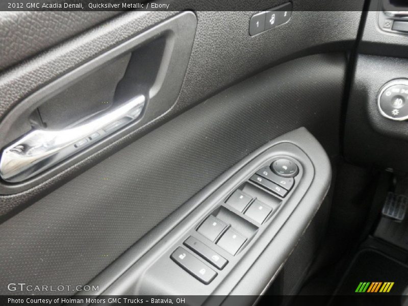 Quicksilver Metallic / Ebony 2012 GMC Acadia Denali