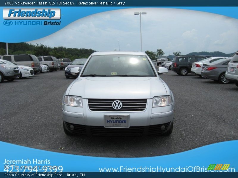 Reflex Silver Metallic / Grey 2005 Volkswagen Passat GLS TDI Sedan