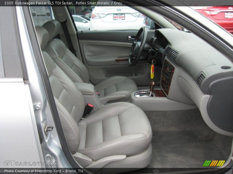 Reflex Silver Metallic / Grey 2005 Volkswagen Passat GLS TDI Sedan