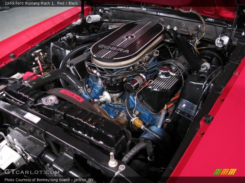 Red / Black 1969 Ford Mustang Mach 1