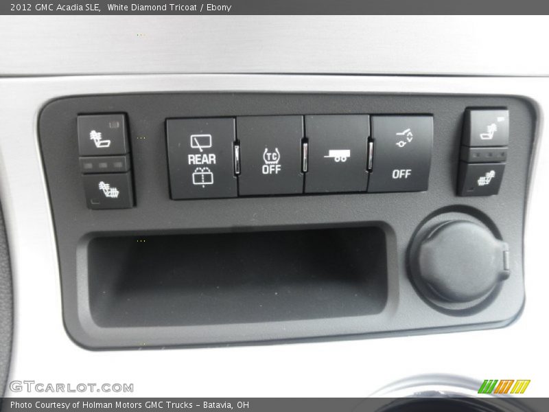 White Diamond Tricoat / Ebony 2012 GMC Acadia SLE