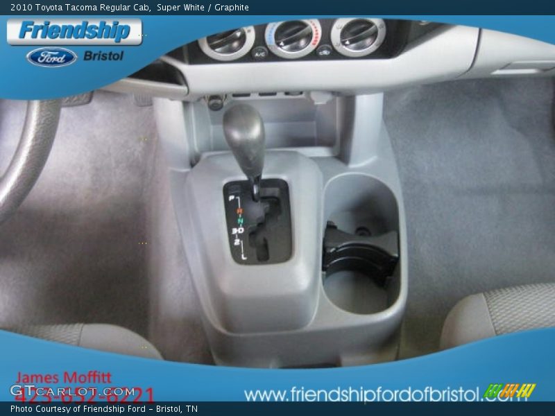 Super White / Graphite 2010 Toyota Tacoma Regular Cab