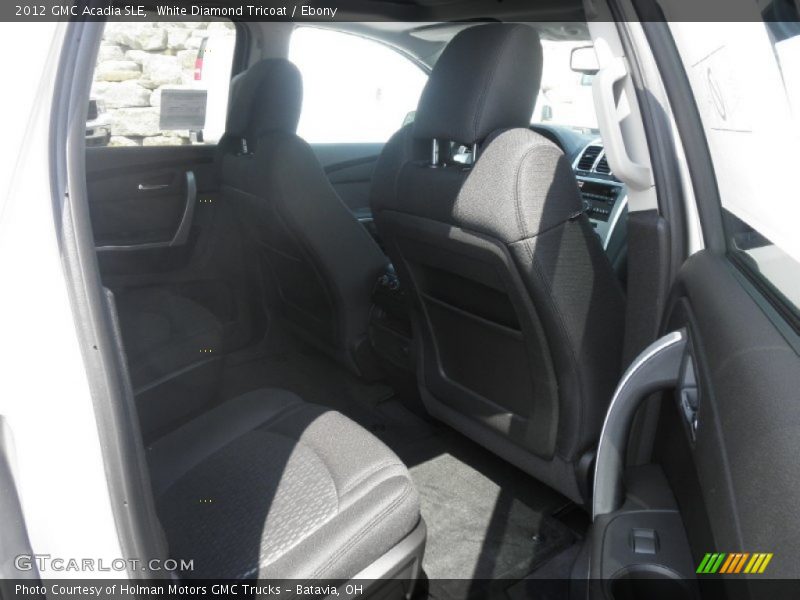 White Diamond Tricoat / Ebony 2012 GMC Acadia SLE