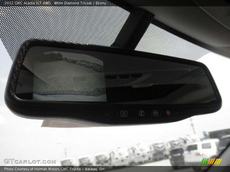 White Diamond Tricoat / Ebony 2012 GMC Acadia SLT AWD