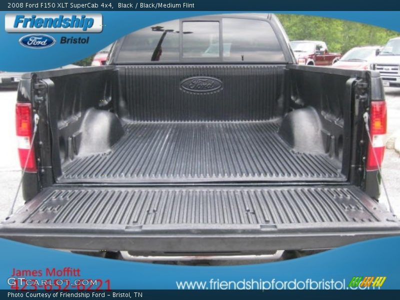 Black / Black/Medium Flint 2008 Ford F150 XLT SuperCab 4x4