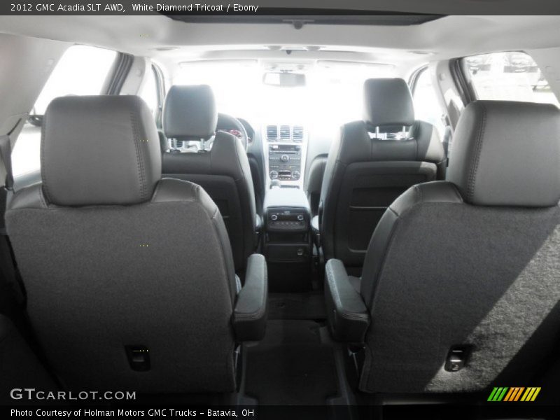 White Diamond Tricoat / Ebony 2012 GMC Acadia SLT AWD