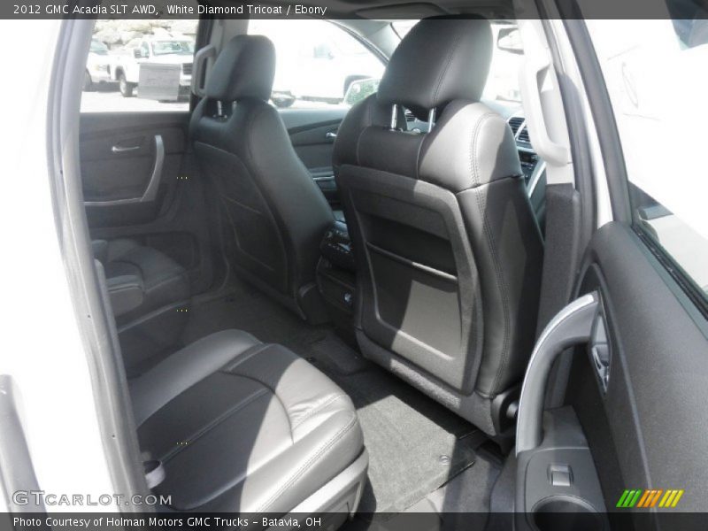White Diamond Tricoat / Ebony 2012 GMC Acadia SLT AWD