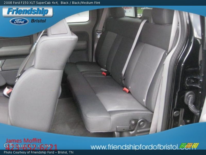 Black / Black/Medium Flint 2008 Ford F150 XLT SuperCab 4x4