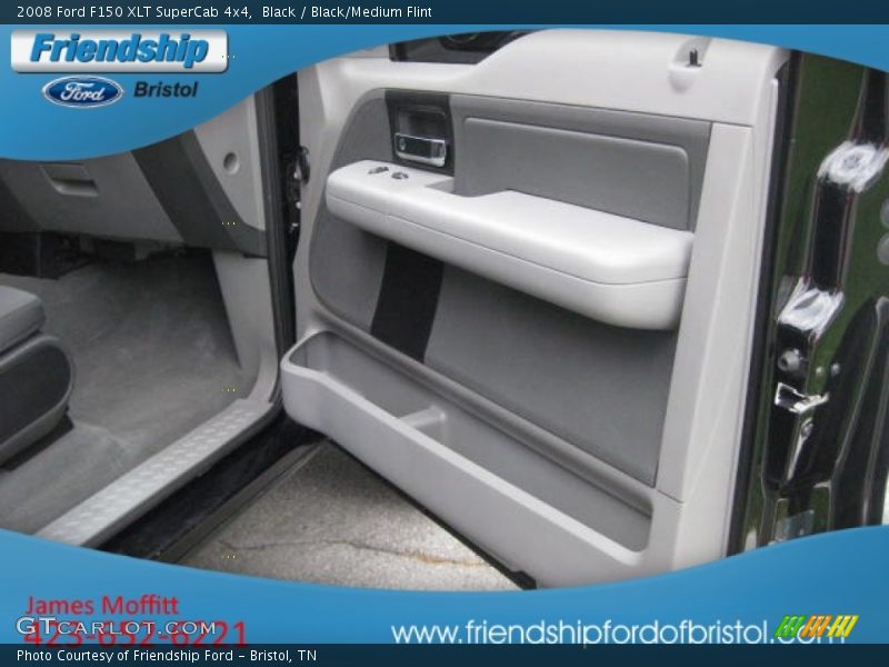 Black / Black/Medium Flint 2008 Ford F150 XLT SuperCab 4x4