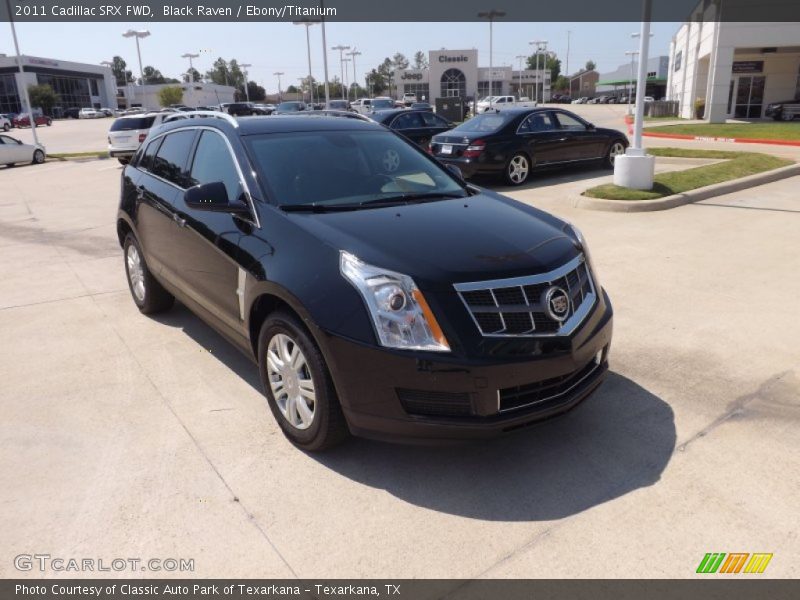 Black Raven / Ebony/Titanium 2011 Cadillac SRX FWD