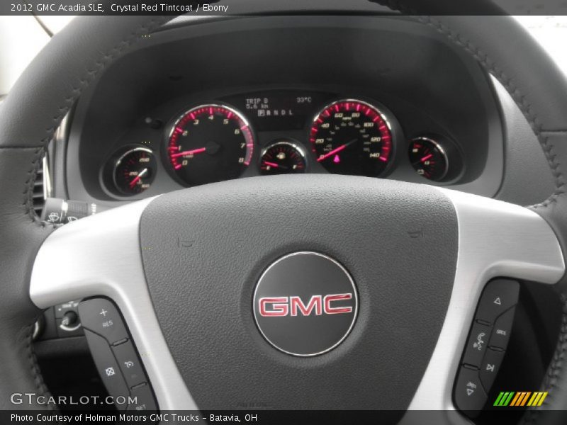 Crystal Red Tintcoat / Ebony 2012 GMC Acadia SLE