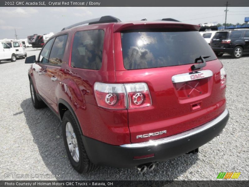 Crystal Red Tintcoat / Ebony 2012 GMC Acadia SLE