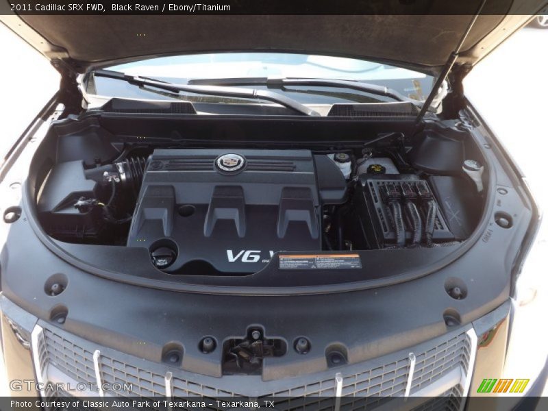 Black Raven / Ebony/Titanium 2011 Cadillac SRX FWD