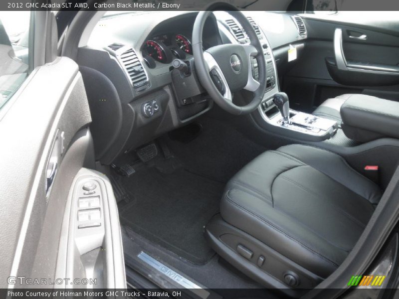 Carbon Black Metallic / Ebony 2012 GMC Acadia SLT AWD