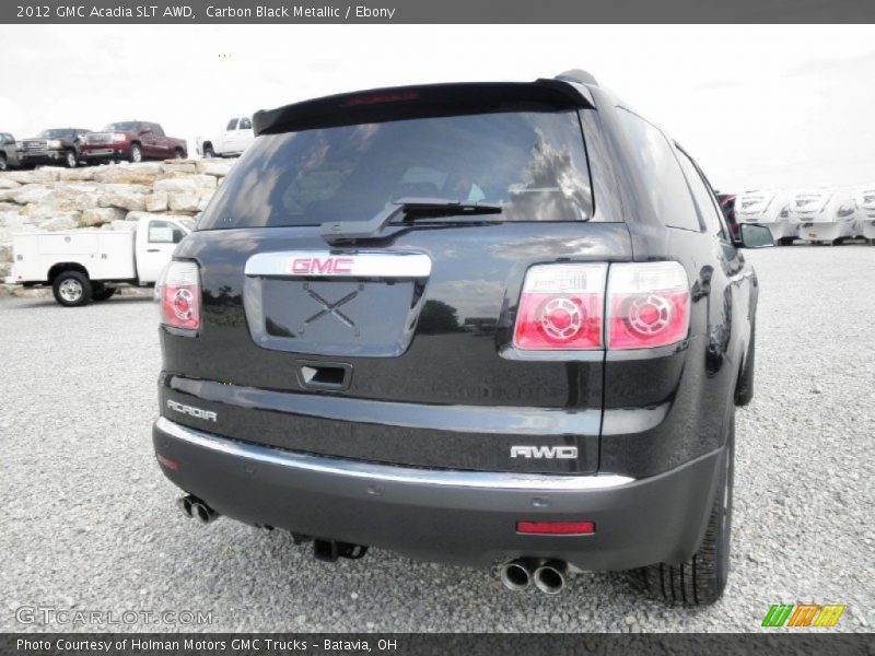 Carbon Black Metallic / Ebony 2012 GMC Acadia SLT AWD