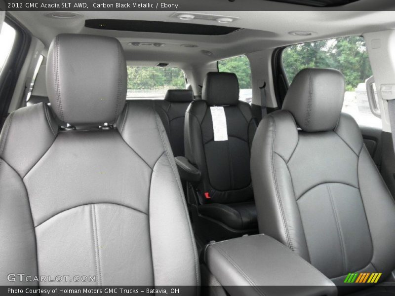 Carbon Black Metallic / Ebony 2012 GMC Acadia SLT AWD