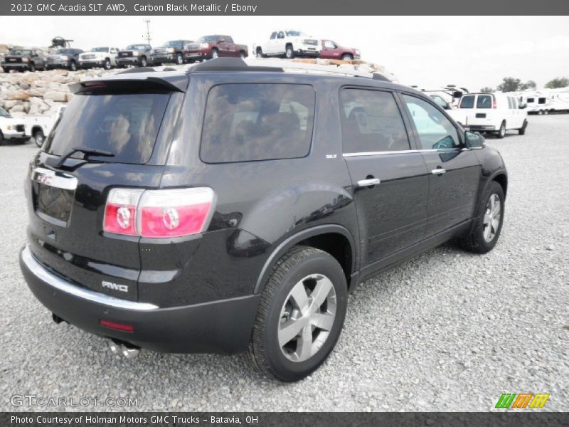 Carbon Black Metallic / Ebony 2012 GMC Acadia SLT AWD