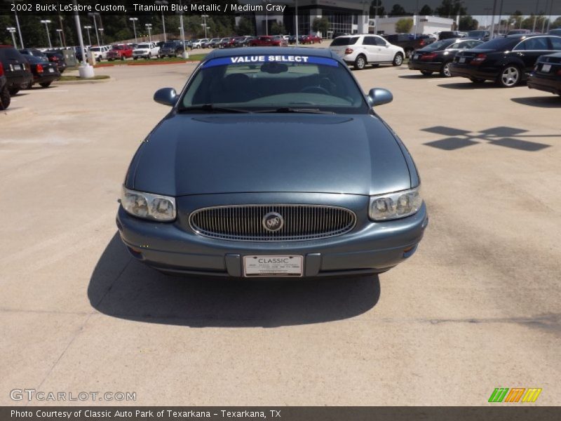 Titanium Blue Metallic / Medium Gray 2002 Buick LeSabre Custom