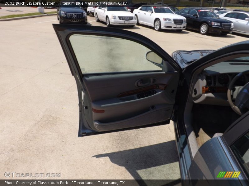 Titanium Blue Metallic / Medium Gray 2002 Buick LeSabre Custom