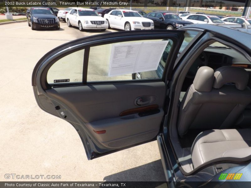 Titanium Blue Metallic / Medium Gray 2002 Buick LeSabre Custom
