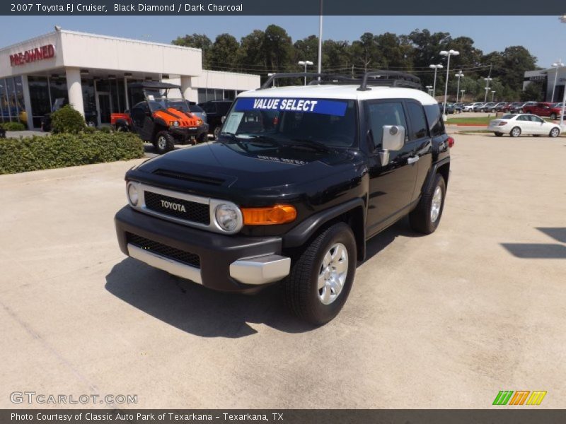 Black Diamond / Dark Charcoal 2007 Toyota FJ Cruiser