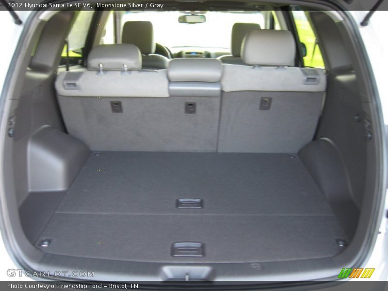 Moonstone Silver / Gray 2012 Hyundai Santa Fe SE V6
