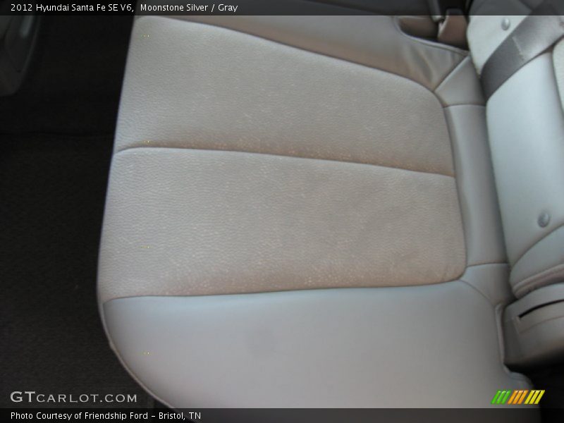 Moonstone Silver / Gray 2012 Hyundai Santa Fe SE V6