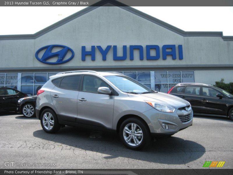 Graphite Gray / Black 2013 Hyundai Tucson GLS