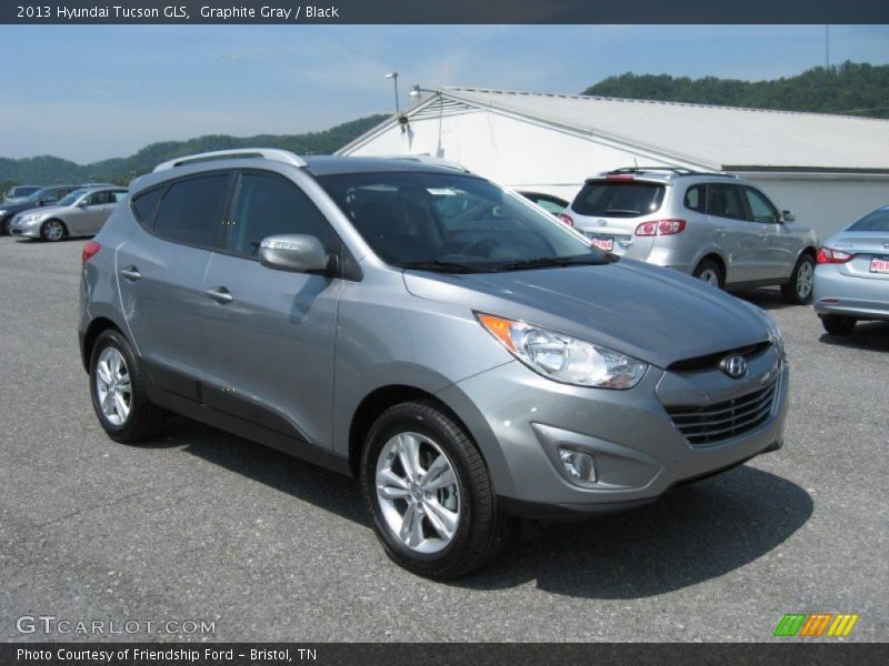 Graphite Gray / Black 2013 Hyundai Tucson GLS