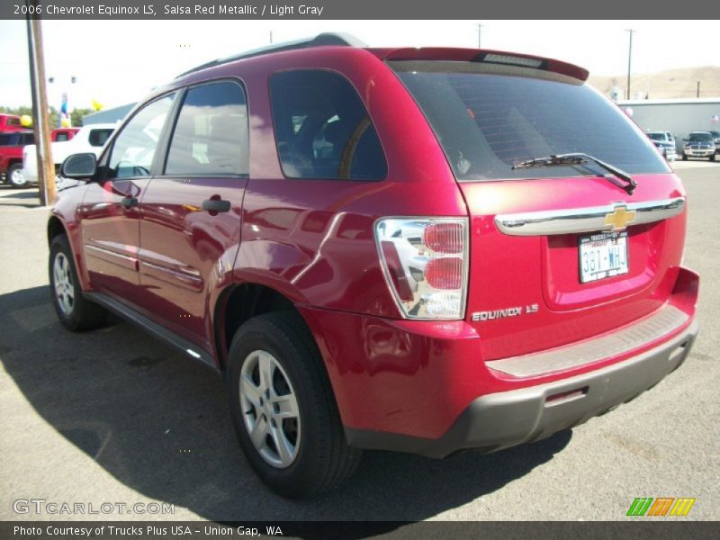 Salsa Red Metallic / Light Gray 2006 Chevrolet Equinox LS