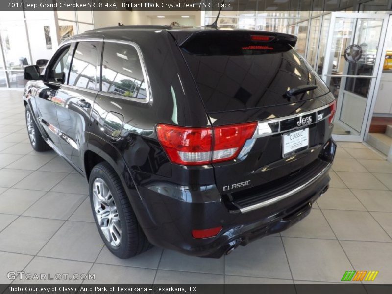 Brilliant Black Crystal Pearl / SRT Black 2012 Jeep Grand Cherokee SRT8 4x4