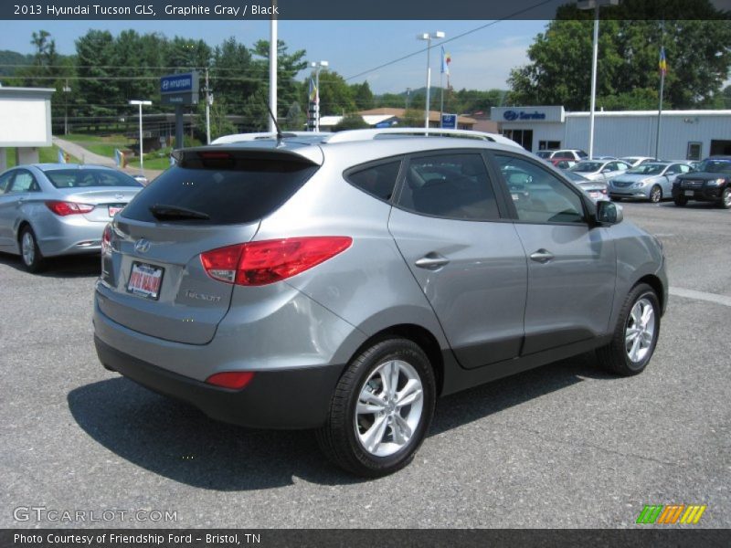 Graphite Gray / Black 2013 Hyundai Tucson GLS