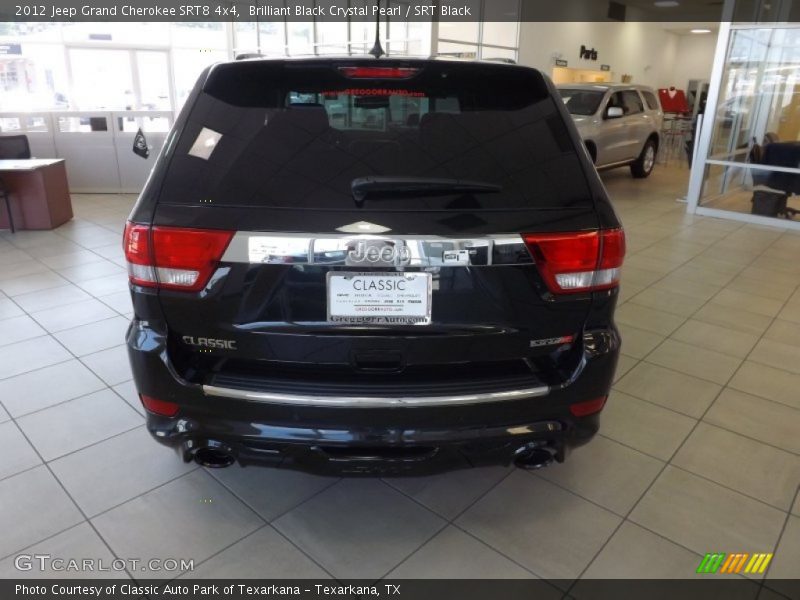 Brilliant Black Crystal Pearl / SRT Black 2012 Jeep Grand Cherokee SRT8 4x4