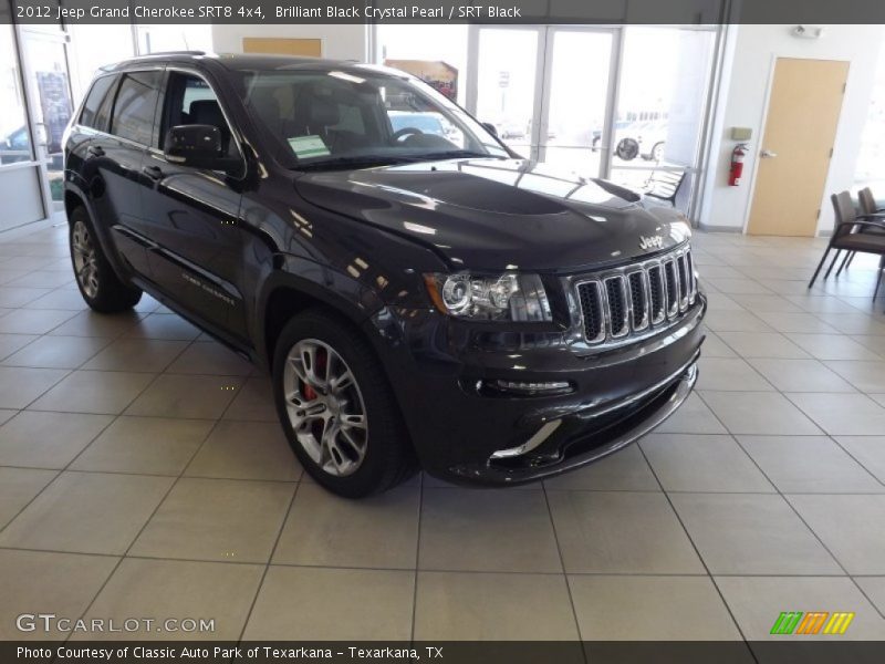 Brilliant Black Crystal Pearl / SRT Black 2012 Jeep Grand Cherokee SRT8 4x4