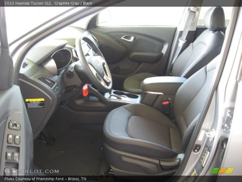 Graphite Gray / Black 2013 Hyundai Tucson GLS