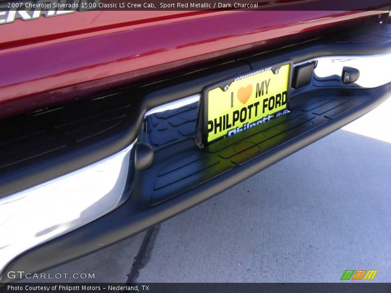 Sport Red Metallic / Dark Charcoal 2007 Chevrolet Silverado 1500 Classic LS Crew Cab