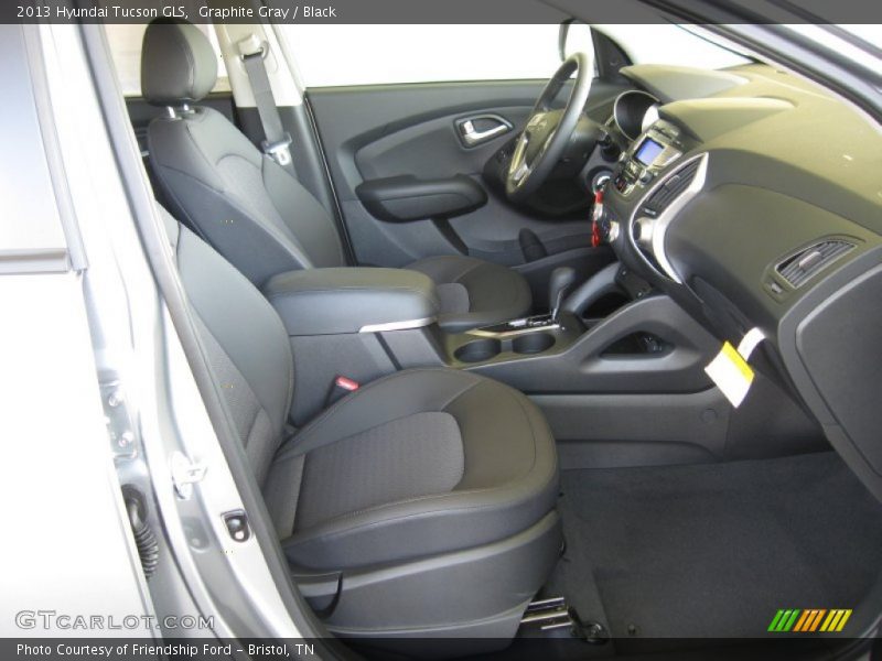 Graphite Gray / Black 2013 Hyundai Tucson GLS