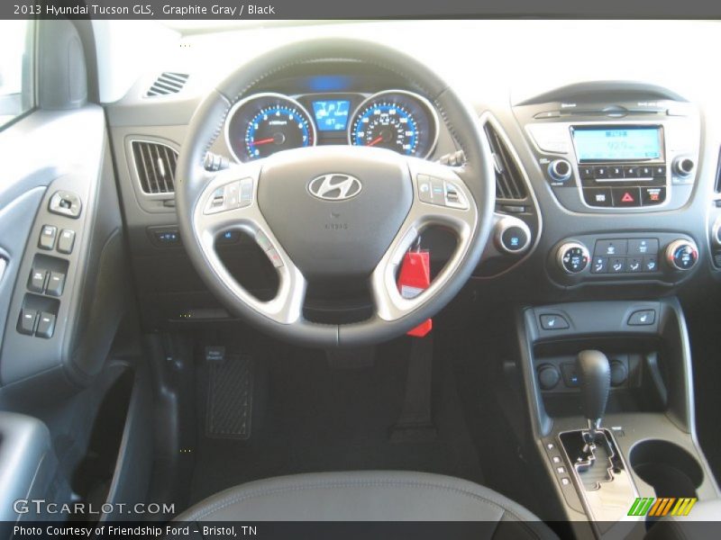 Graphite Gray / Black 2013 Hyundai Tucson GLS