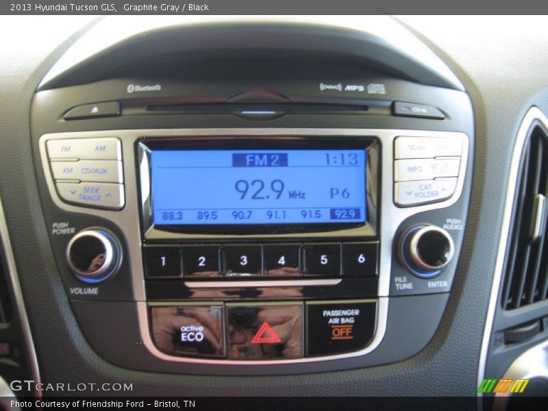 Graphite Gray / Black 2013 Hyundai Tucson GLS