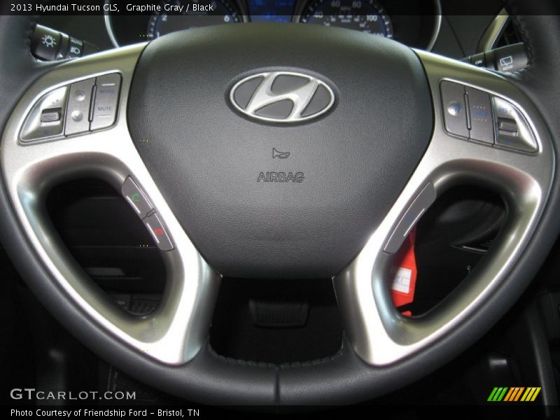 Graphite Gray / Black 2013 Hyundai Tucson GLS