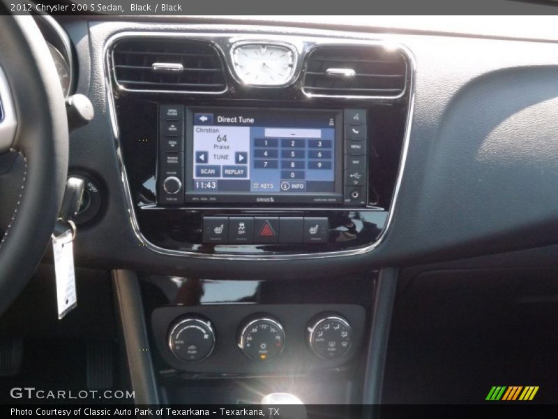 Black / Black 2012 Chrysler 200 S Sedan