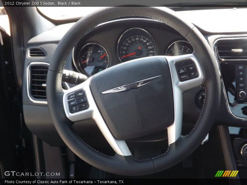 Black / Black 2012 Chrysler 200 S Sedan